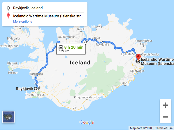 Comment se rendre au musée de la guerre en Islande