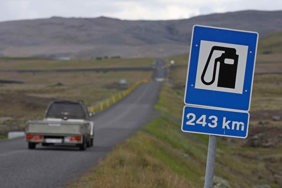 Stations-service en Islande